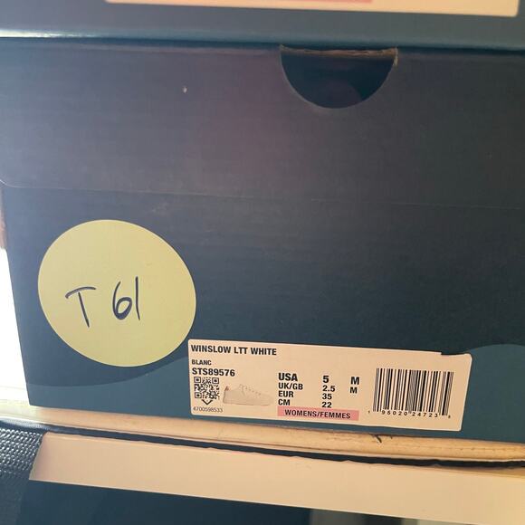 New Sperry Mens Winslow LACE to Toe Sneaker White Leather sz 5 - Picture 8 of 8